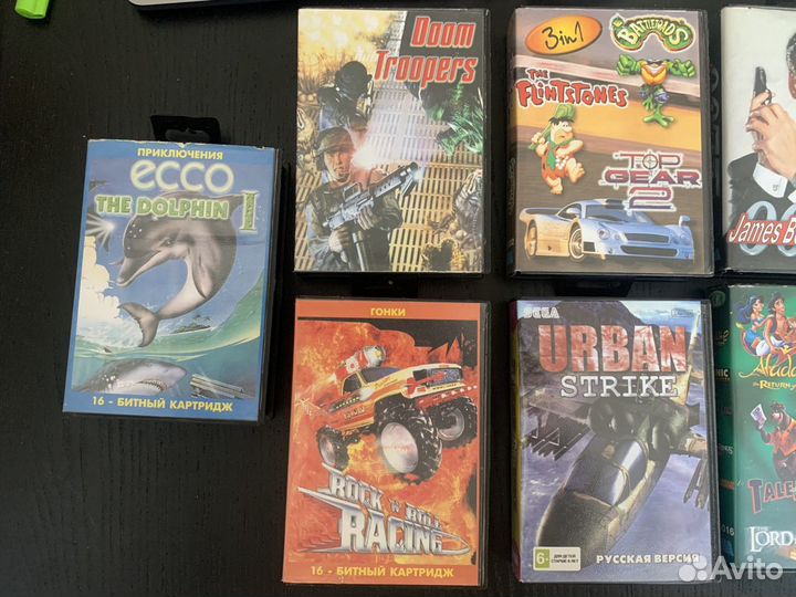 Картриджи для приставки Sega (обновлено)