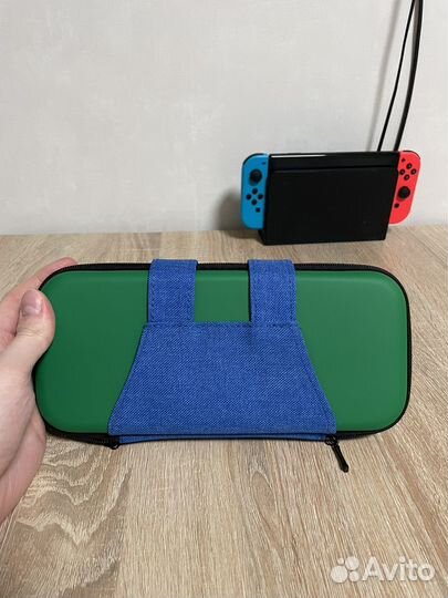 Чехол для nintendo switch зелёный