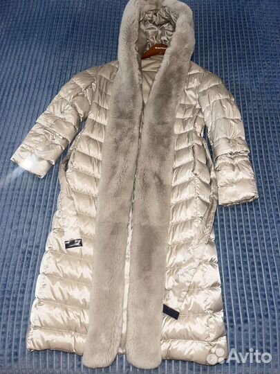 Пуховик с натуральным мехом