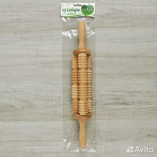 Массажёр для спины «Кукуруза», деревянный