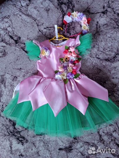 Костюм Дюймовочки, Весны, Цветочка, прокат