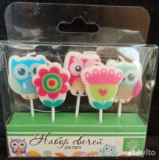 Новые. Свечи для торта. Набор свечей