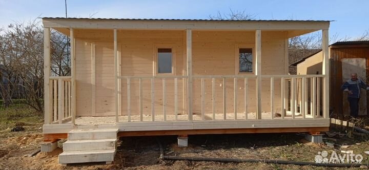 Бытовки дачные дом 6х5м утеплённо вариант