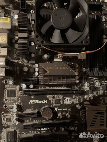 Мат плата+процесор+кулер