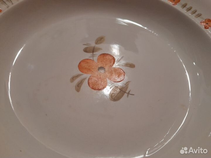 Тарелка зик ручная роспись 25 см