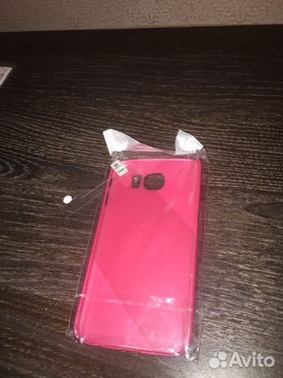 Чехол для samsung S6 розовый