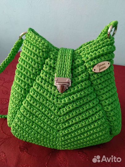 Вязаная сумка крючком