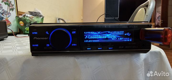 Магнитола Pioneer DEH 7250SD С дельфинами