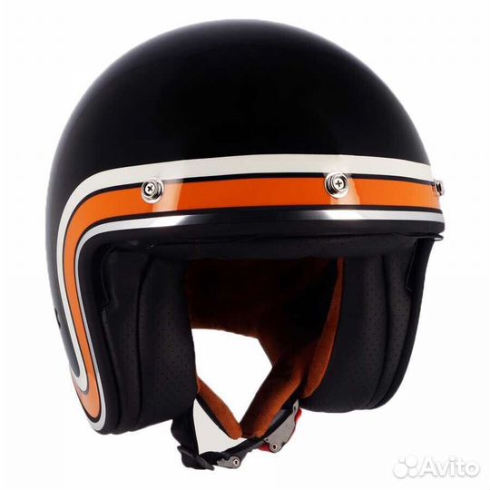 Helstons Freedom open face helmet Black / Beige