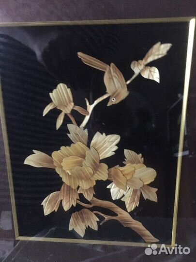 Картина панно из дерева