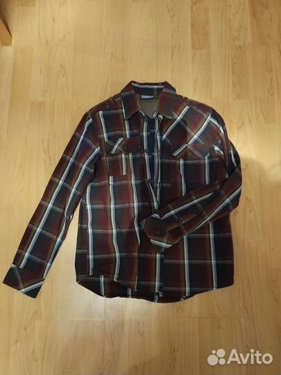 Стильная рубашка на мальчика мехх (рост 164 см)