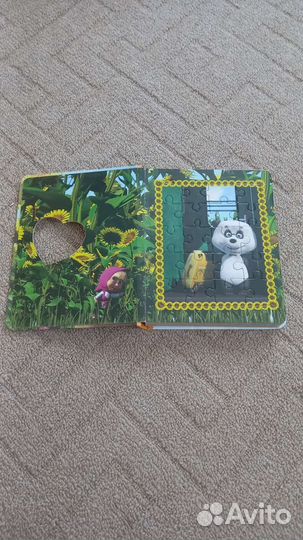 Книжка-пазл Маша и Медведь