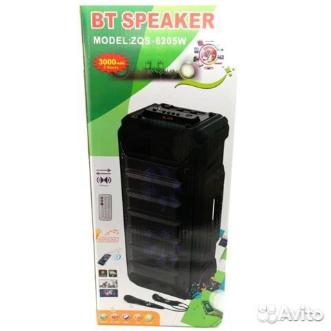 Портативная колонка блютуз с микрофоном ZQS-6205W