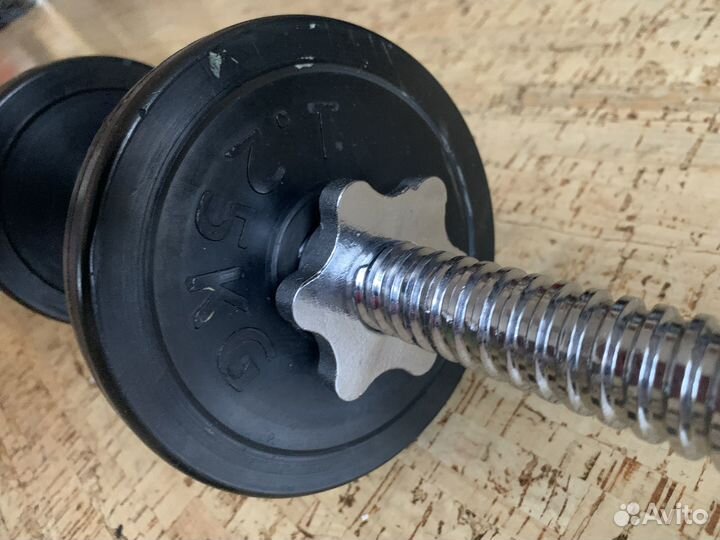 Гантель разборная