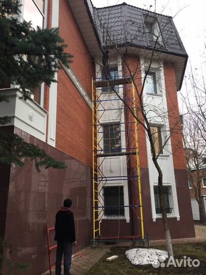 Строительные леса вышка-тура бетономешалка