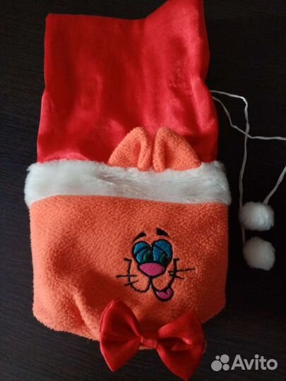 Котик - конфетница, мягкая игрушка