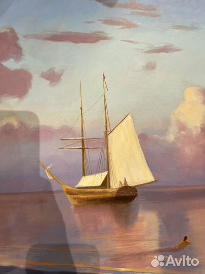 Картина маслом морской пейзаж