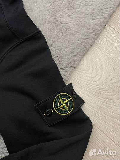 Зип-худи Stone Island чёрного цвета