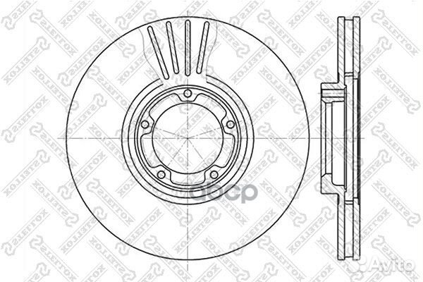 6020-2547V-SX диск торм. пер. Ford Transit 94