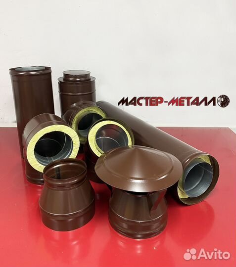 Сэндвич трубы оцинковка. Вентиляция для газа