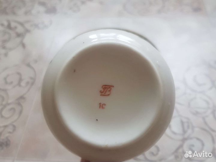 Чайная пара фарфор