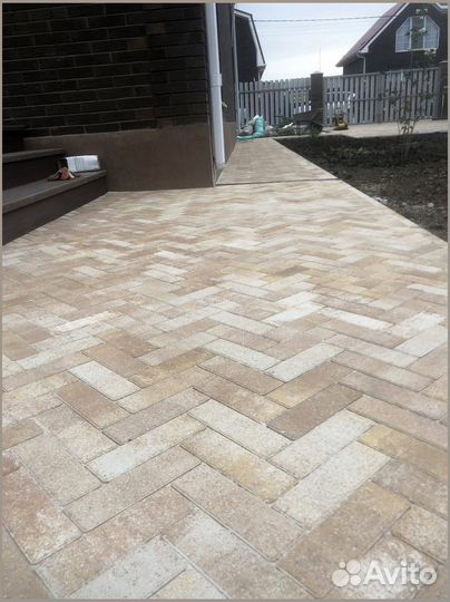 Тротуарная плитка брусчатка