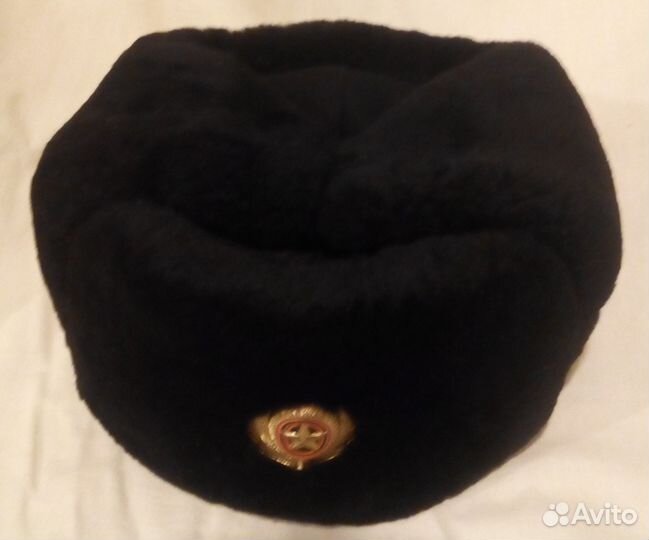 Шапка ушанка меховая р: 54-55