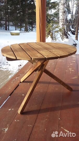 Столик кофейный круглый