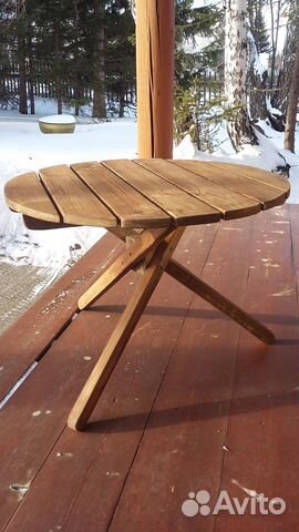 Столик кофейный круглый