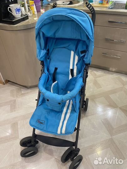 Коляска трость бу Hoco birdie blue