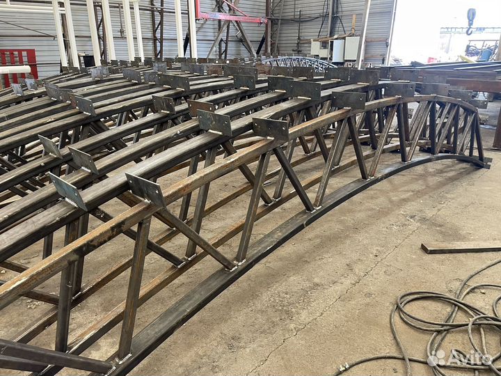 Арочный ангар, арки, дуги