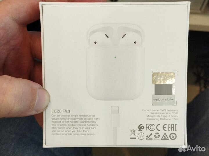 Беспроводные наушники borofone be28 plus