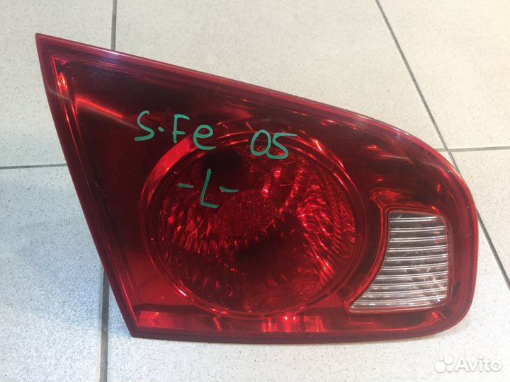 Фонарь задний задний левый Hyundai Santa Fe CM