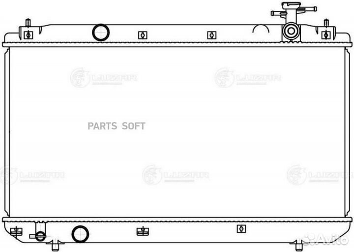 Радиатор охлаждения двигателя Chery Tiggo (FL) (11