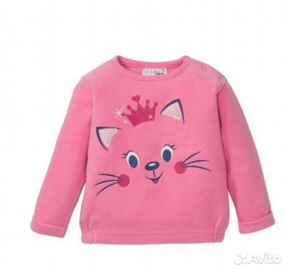 Костюм, кофта, штаны, флис, 86