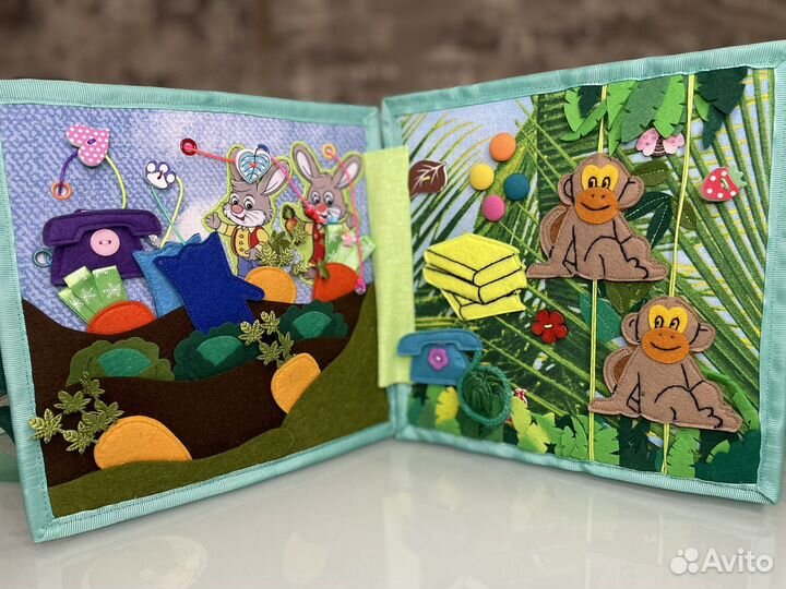 Детские Книги из фетра