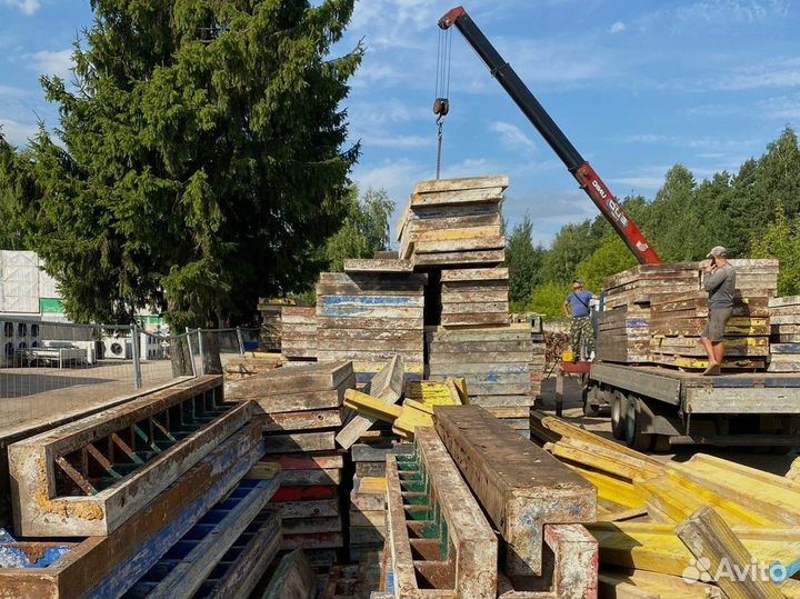 Опалубка б/у линейный щит 3х0,8м