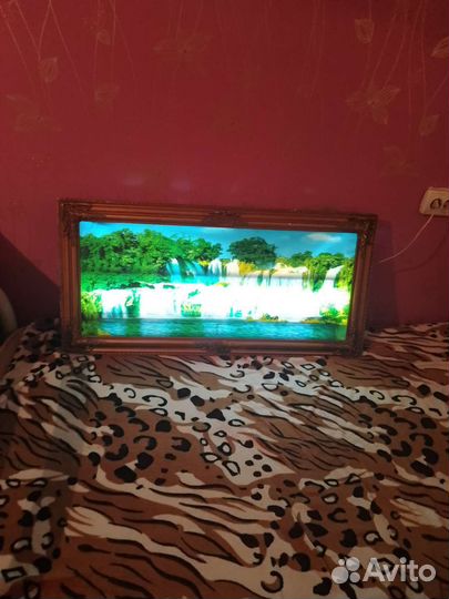 Картина светильник