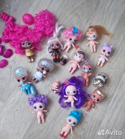 Лол автобус, самолёт и куклы пакетом