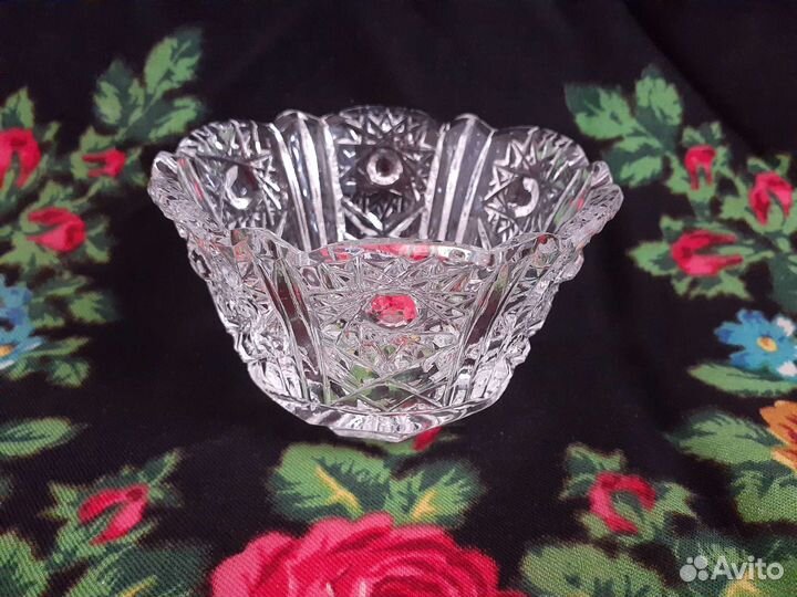 Конфетница хрусталь СССР