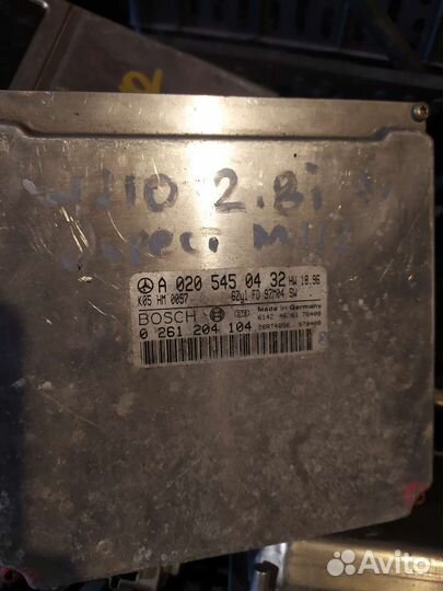 Блок управления двигателем Mercedes эбу