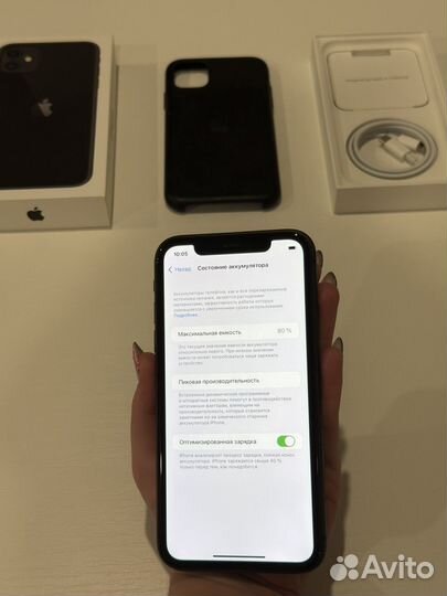 iPhone 11 128GB(Акб 80,Ростест,sim)
