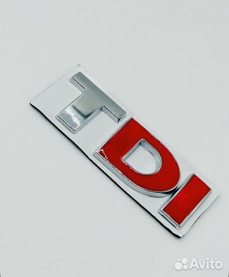 TDI шильдик на багажник авто