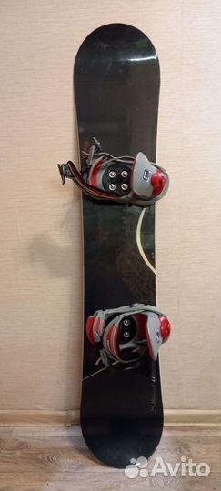 Сноуборд Sims 144cm+ крепления Flux