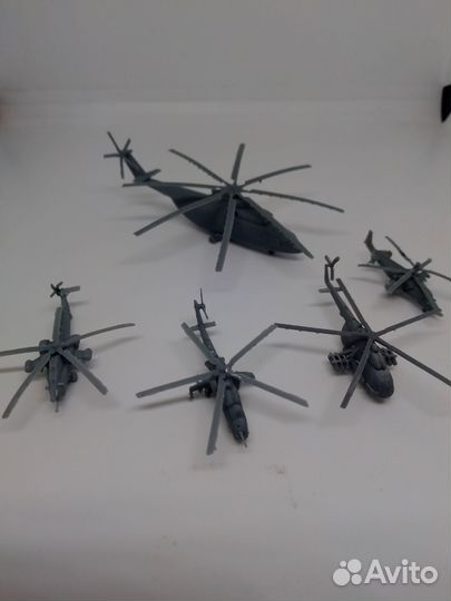 Модели вертолетов 1:500