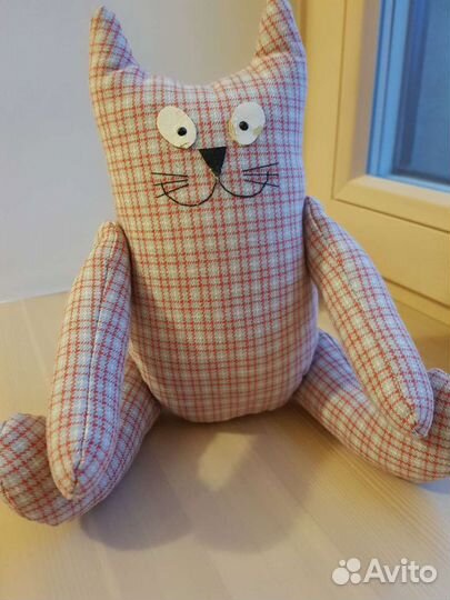 Кот игрушка ручная работа