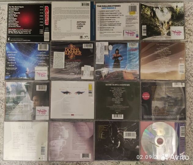 CD диски(фирма) Iglesias, Dalida,E.Presley,Urban