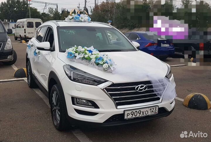 Аренда свадебных украшений на авто