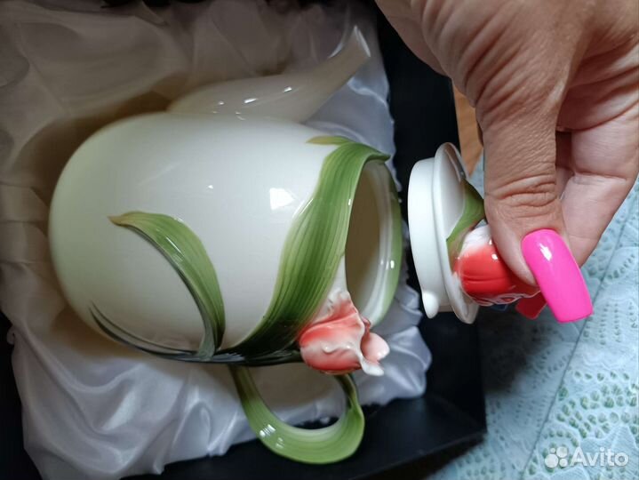 Чайник заварочный фарфоровый новый