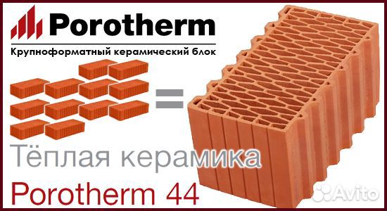 Керамические блоки поротерм. Теплая керамика
